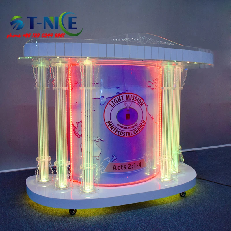 Современный подиум церковная кафедра большая настольная платформа для