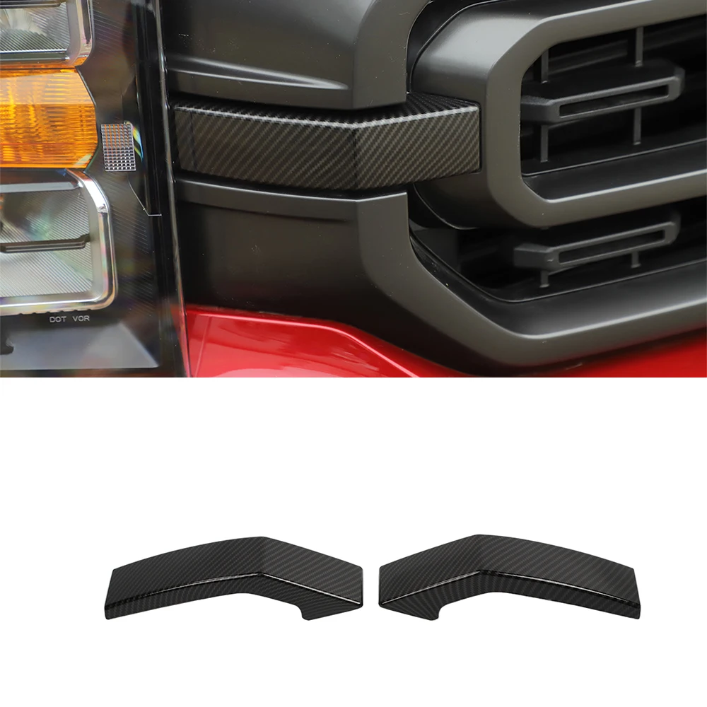 

Декоративные наклейки на передний бампер автомобиля, решетка радиатора, наклейки на крышку для Ford F150 2021 2022, внешние аксессуары, Стильный хро...