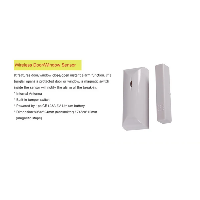 Focus Wireless GSM+ SMS + PSTN Anti-thief Alarm System with Pet Immune PIR Sensor Safety Protection enlarge
