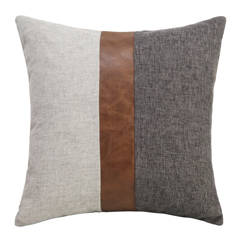 

Декоративная подушка Muzzi квадратная 45*45 см из полиэстера и хлопка