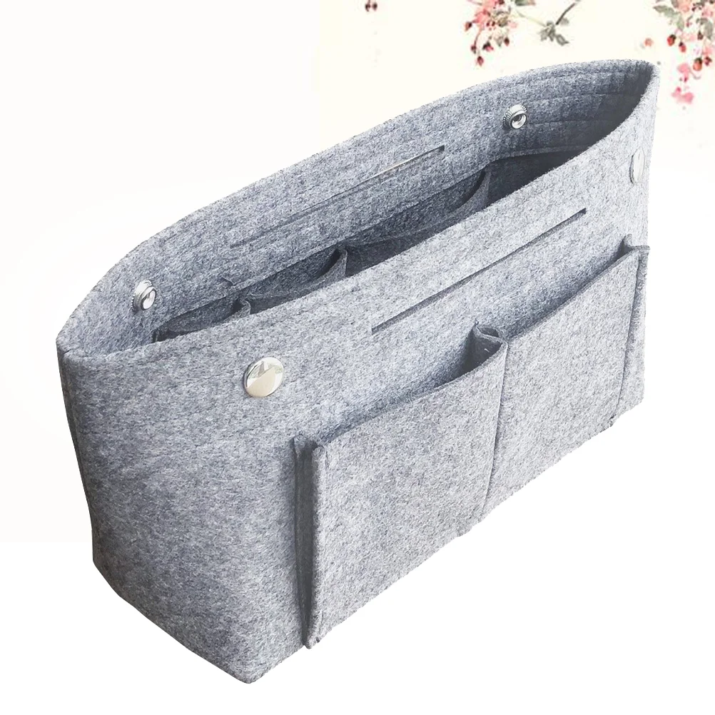 

1pc Portable Makeup Bag Toiletry Bag Large Capacity Handbag Sundries Holdder Toiletries Organizer ( Grey ) Air for maquiagem