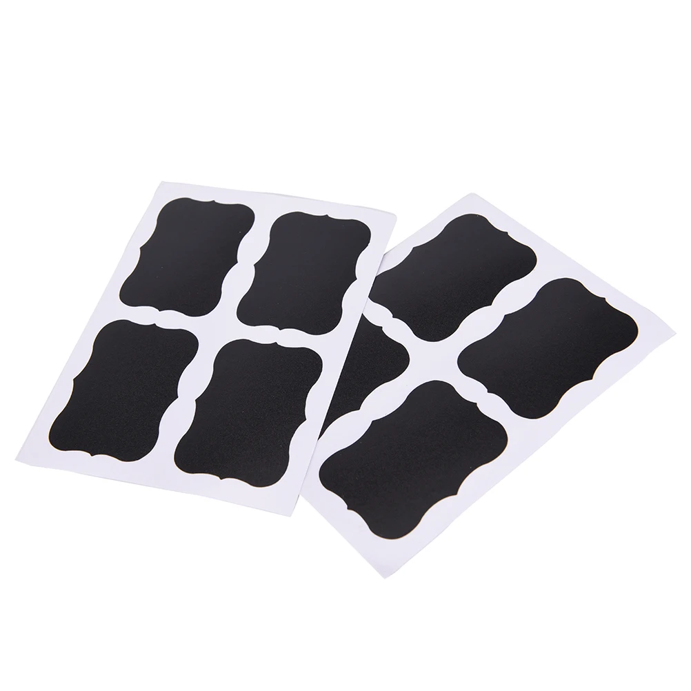 

Creative 36 Pieces Blackboard Blackboard Chalk Board Sticker Decals Craft Kitchen Labels Portable Brand New High Quality