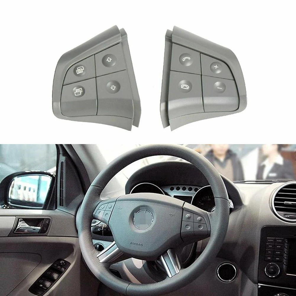 

Переключатель рулевого колеса для Mercedes-Benz W164 W245 W251, многофункциональный, серый, 1648207910, 1648208010