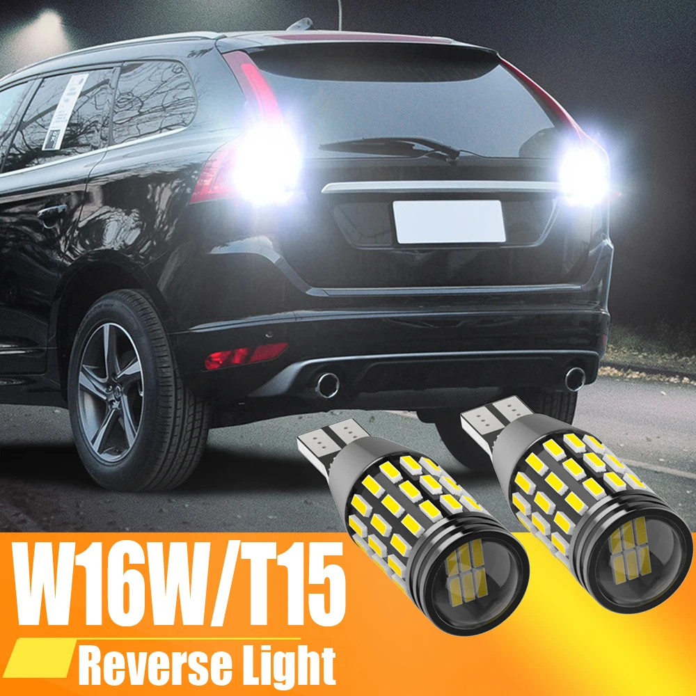 

2X W16W T15 912 LED Bulbs Canbus 4014 3020SMD For BMW Audi Car Parking Position Lights Interior Reverse Lights 12V White 6500K
