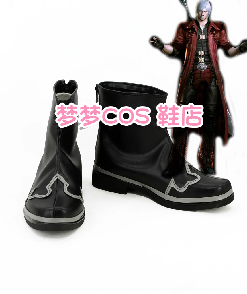 Костюм дьявола Мэй плач 4 Данте Тони редгравер косплей обувь ручной работы сапоги