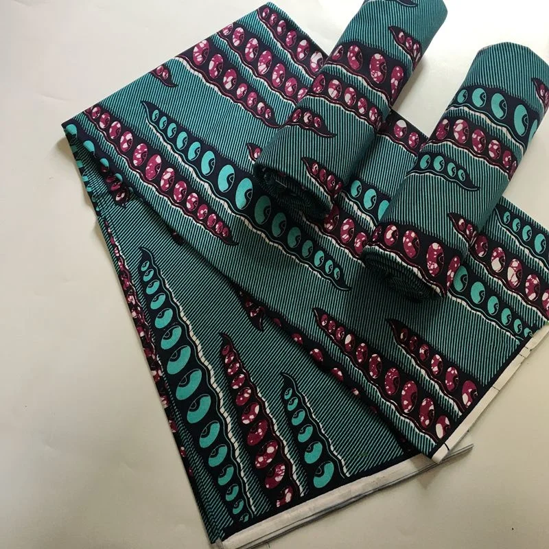 

African Original Real Wax Fabric 100% Cotton 2022 New Ankara Wax Print Fabric For Wedding Dress Nigerian Wax Pagne Party Dress