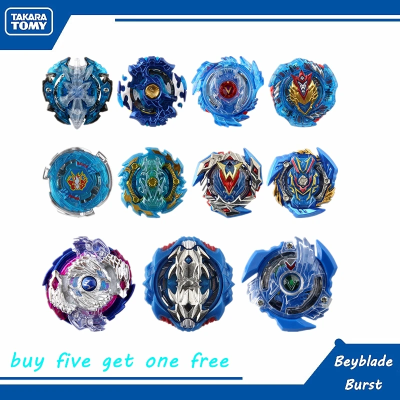 

[В наличии] Beyblade Burst из сплава, боевой вращающийся верх, конкурентоспособная игра, Серия Blue Devil, голубой вращающийся верх, детские игрушки