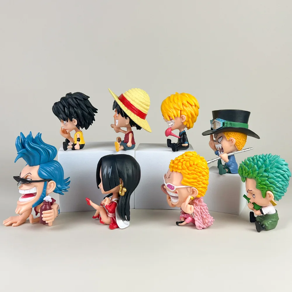 8 типов One Piece Luffy аниме фигурки Zoro Sanji нами и Робин Brook декоративные Ace