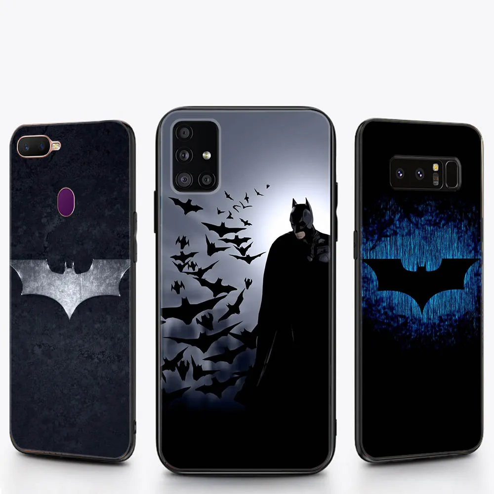 G-8 супергерой Бэтмен черный мягкий силиконовый чехол для Xiaomi 12 11T Mi 11i Redmi Note 7 11 11s Pro