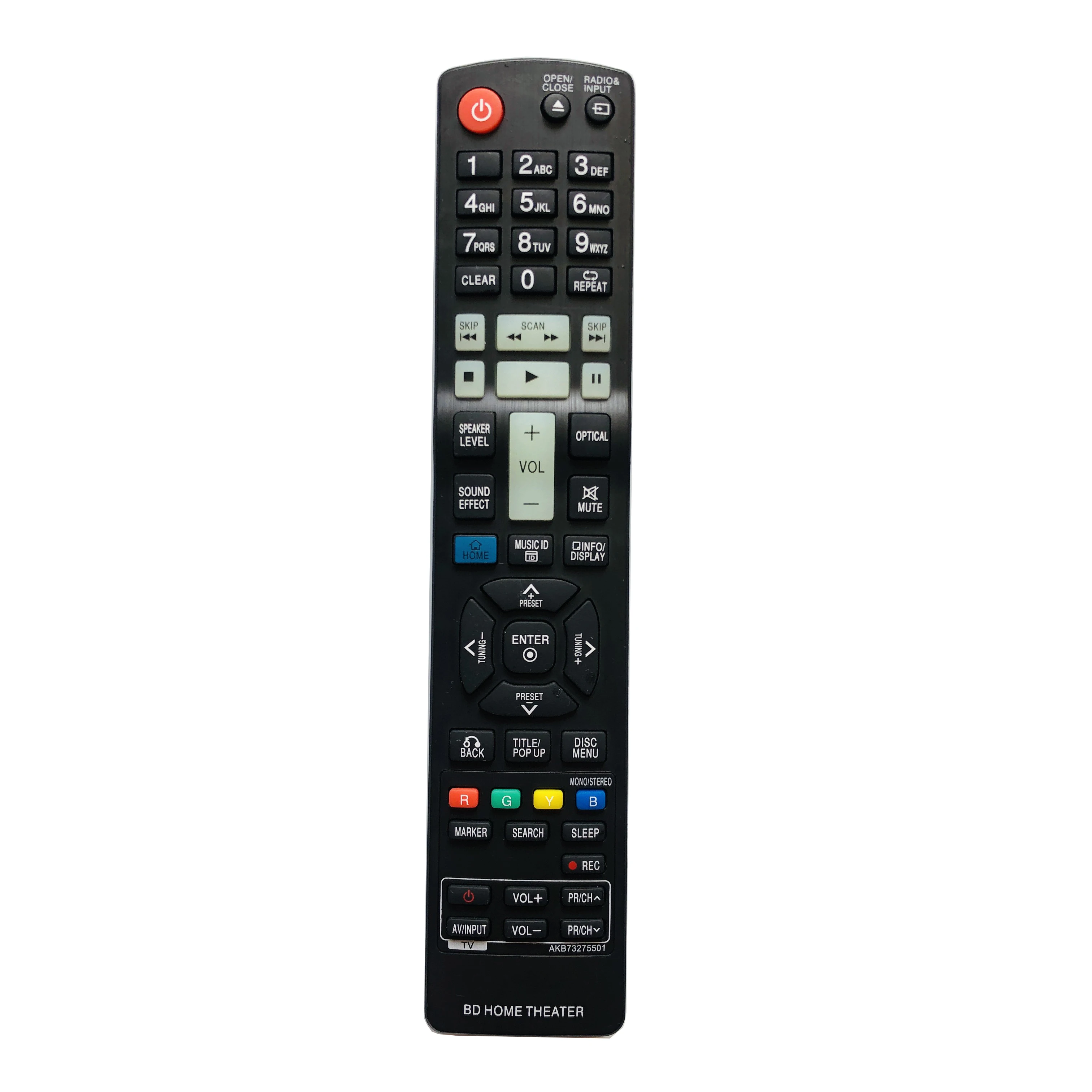 Пульт дистанционного управления AKB73275501 для домашнего кинотеатра blu-ray LHB336 LHB536 HX551 HX751 HX906TA HB906SB HLX56S
