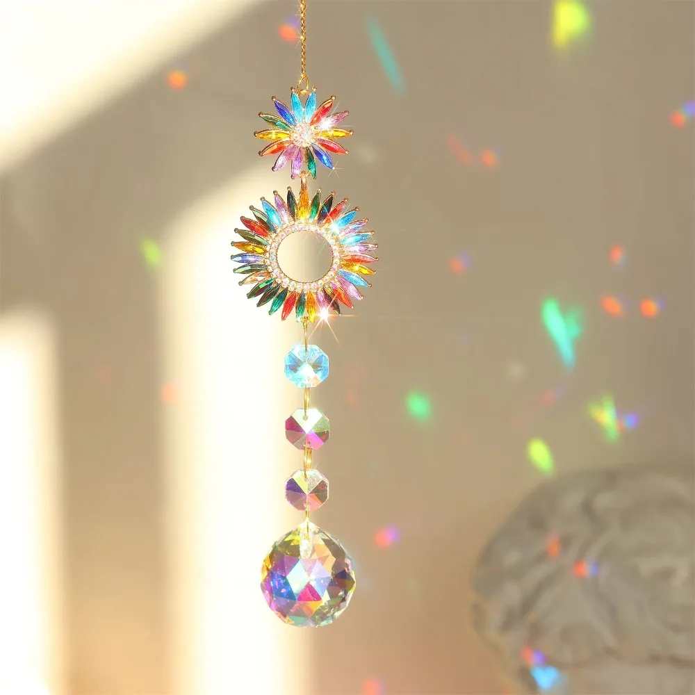 

Подвесной ловец солнца из стекла