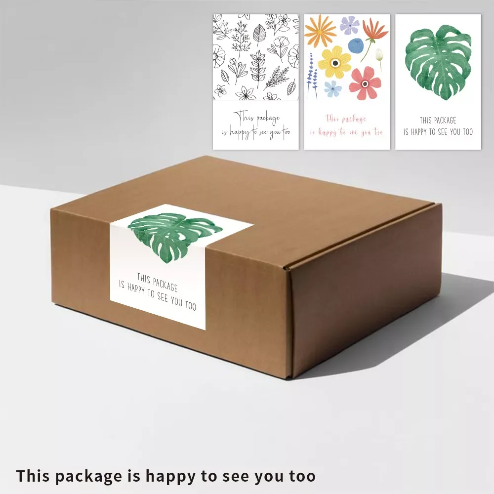 

This Package Nice To Meet You Too Sticker Seal Label Thank You Small Business Handmade Merchandise Decoration Sticker