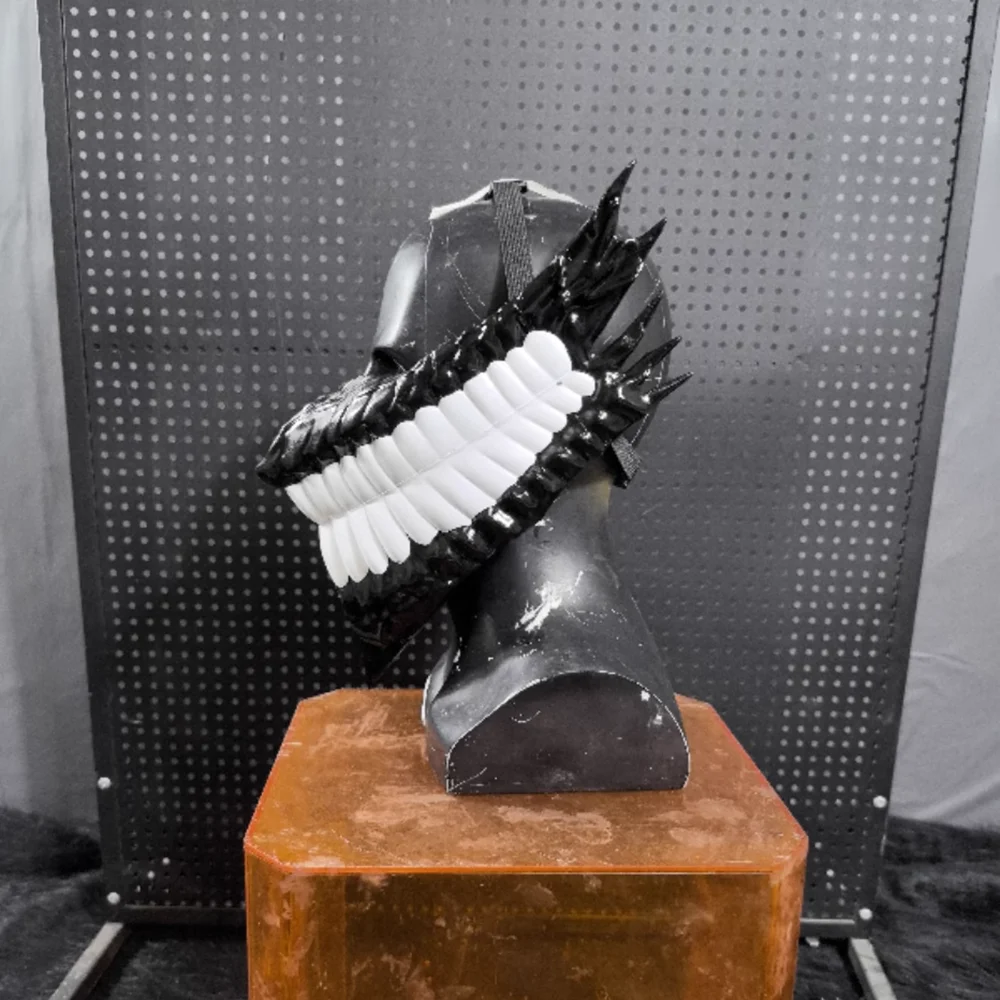 Аниме Dandadan Ken Takakura маска для косплея ужасающий дьявол полумаски лица шлем костюм