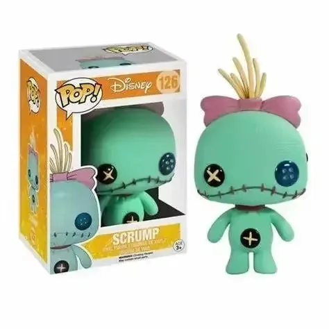 Фото FUNKO Pop Стич с проигрывателем виниловых пластинок 1048 #   Скръмп 126 #   Элвис Стич 127 #   Стич 978 #   159 # Виниловая фигурка 10 см, коллекционная кукла из ПВХ №2