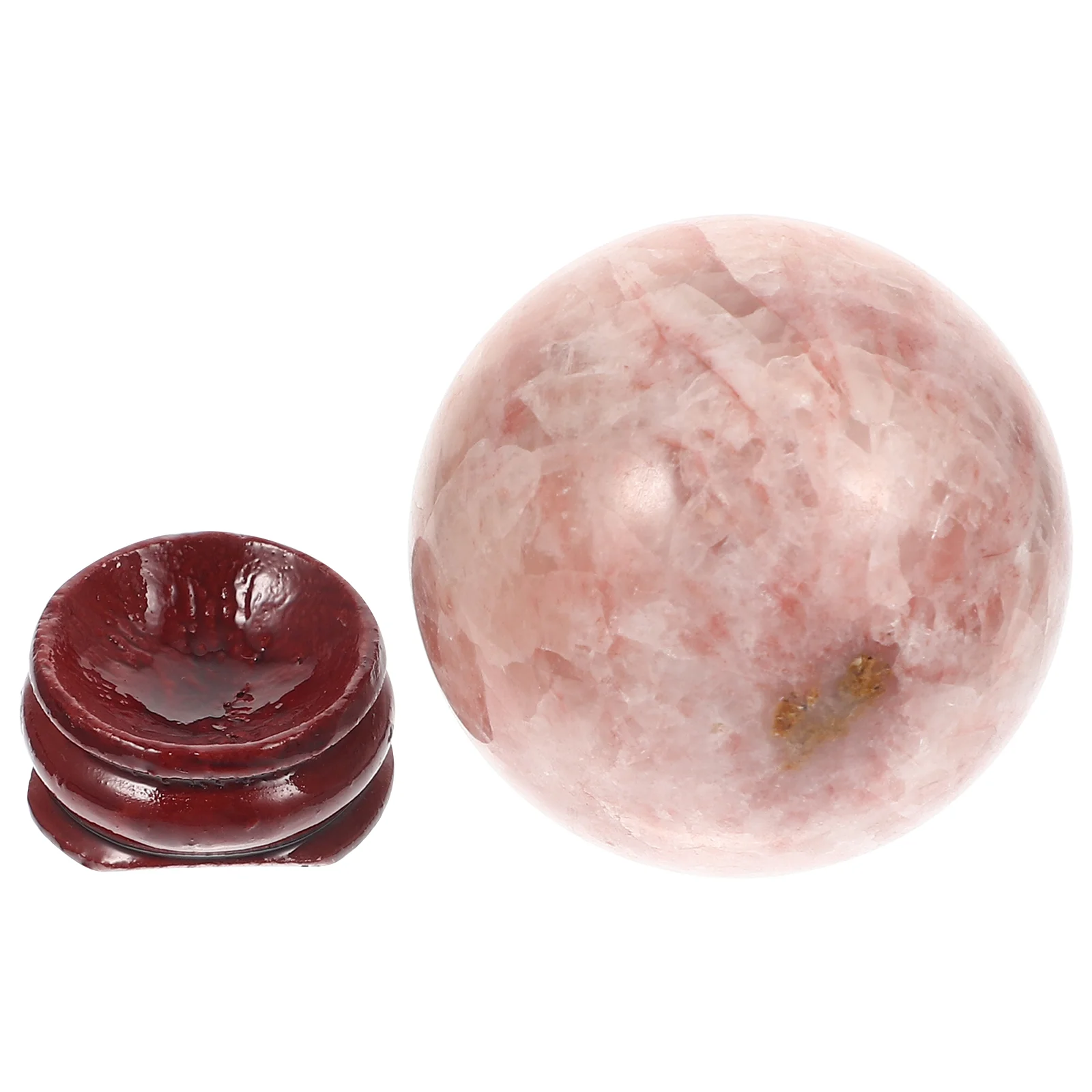 

Crystaldecoration Sphere Naturalstand Home Wood Adornment Desktop Tabletop