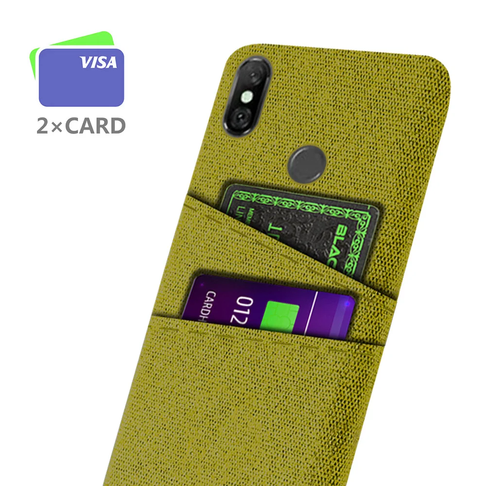 

Case For Xiaomi Redmi Note 5 Case Dual Card Fabric Cloth Luxury Business Cover For Xiomi Xiaomi Redmi Note 5 Pro / Redmi Note5