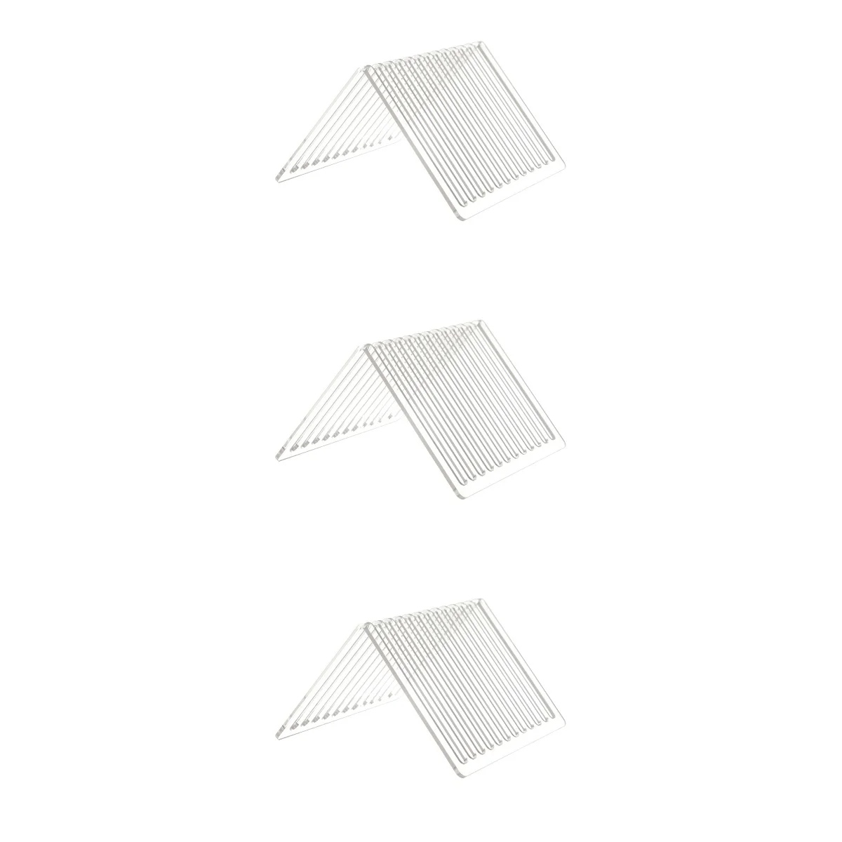 

3pcs Vinyl Record Storage Holder Album Storage Organizer Display Stand Rack for Home Office