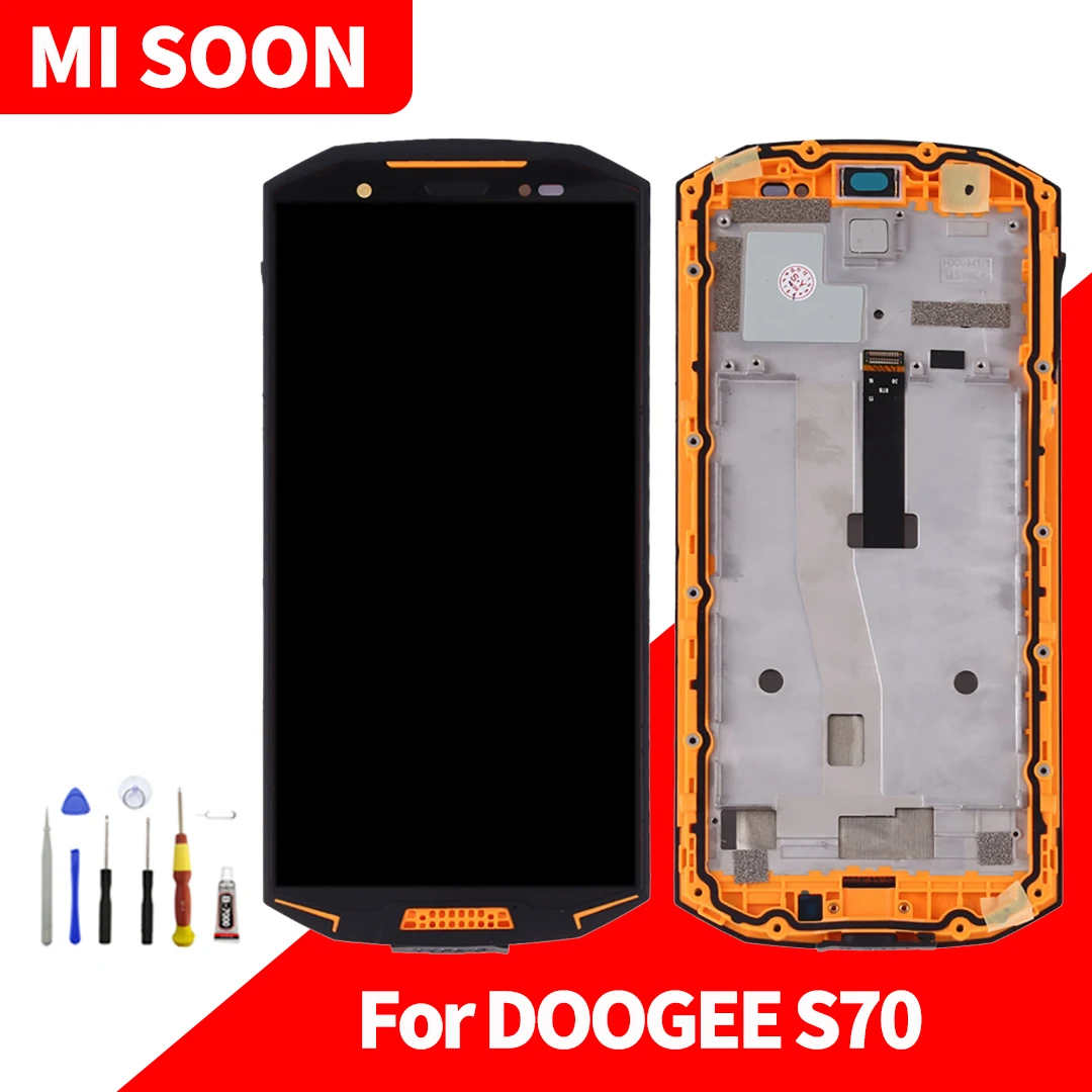 

Original For DOOGEE S70 LCD Display Touch Screen Digitizer Assembly For Doogee S70 lcd screen with tools