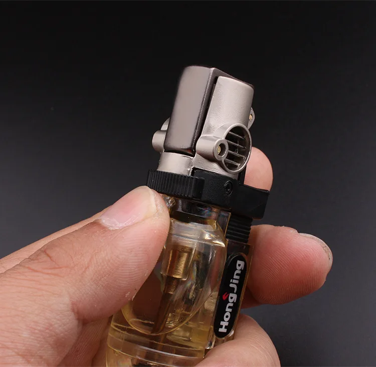 

Personalized windproof gas metal lighter portable turbine lighter simple and durable men's outdoor tool cigarette lighter