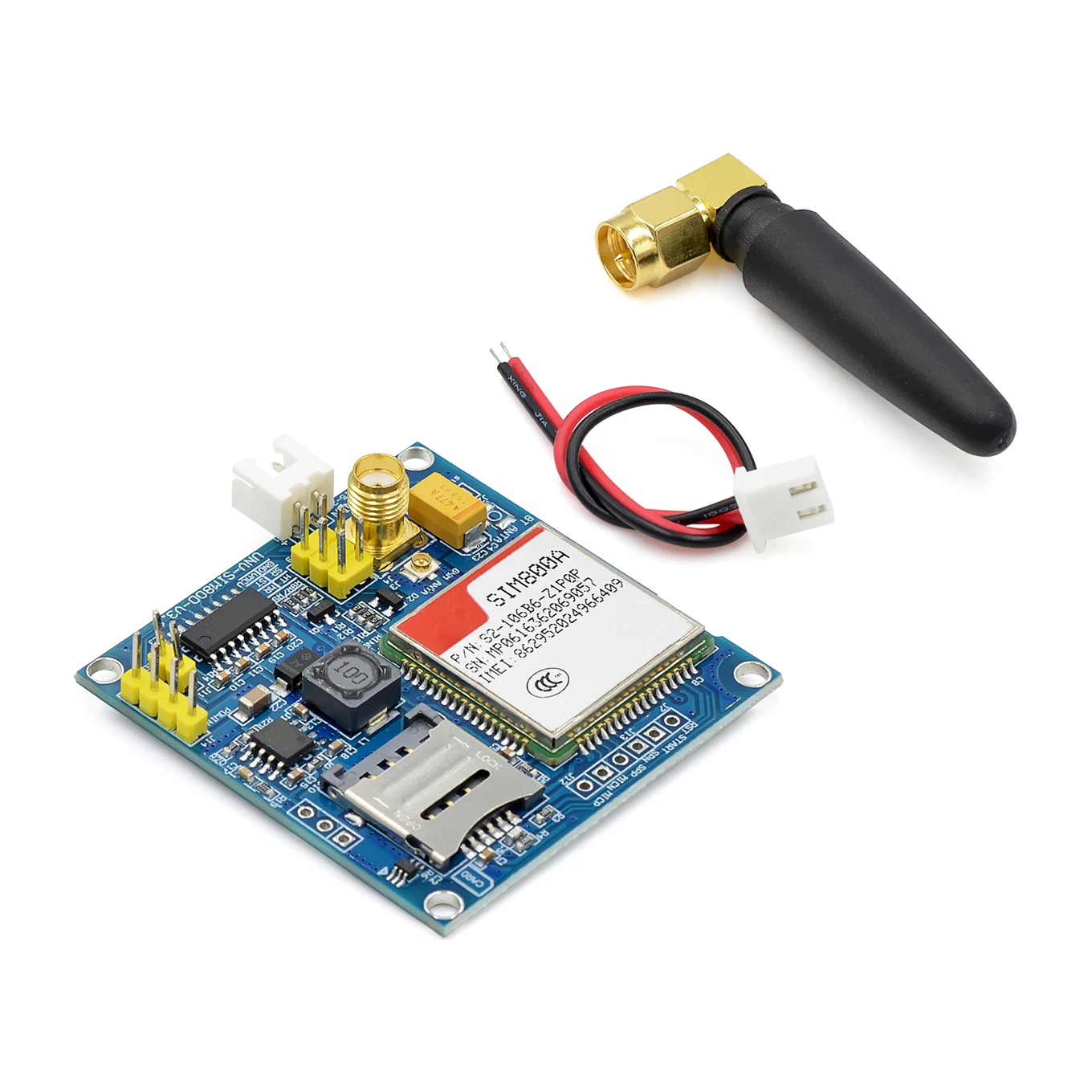 Комплект беспроводного удлинительного модуля SIM800A плата GSM GPRS STM32 антенна
