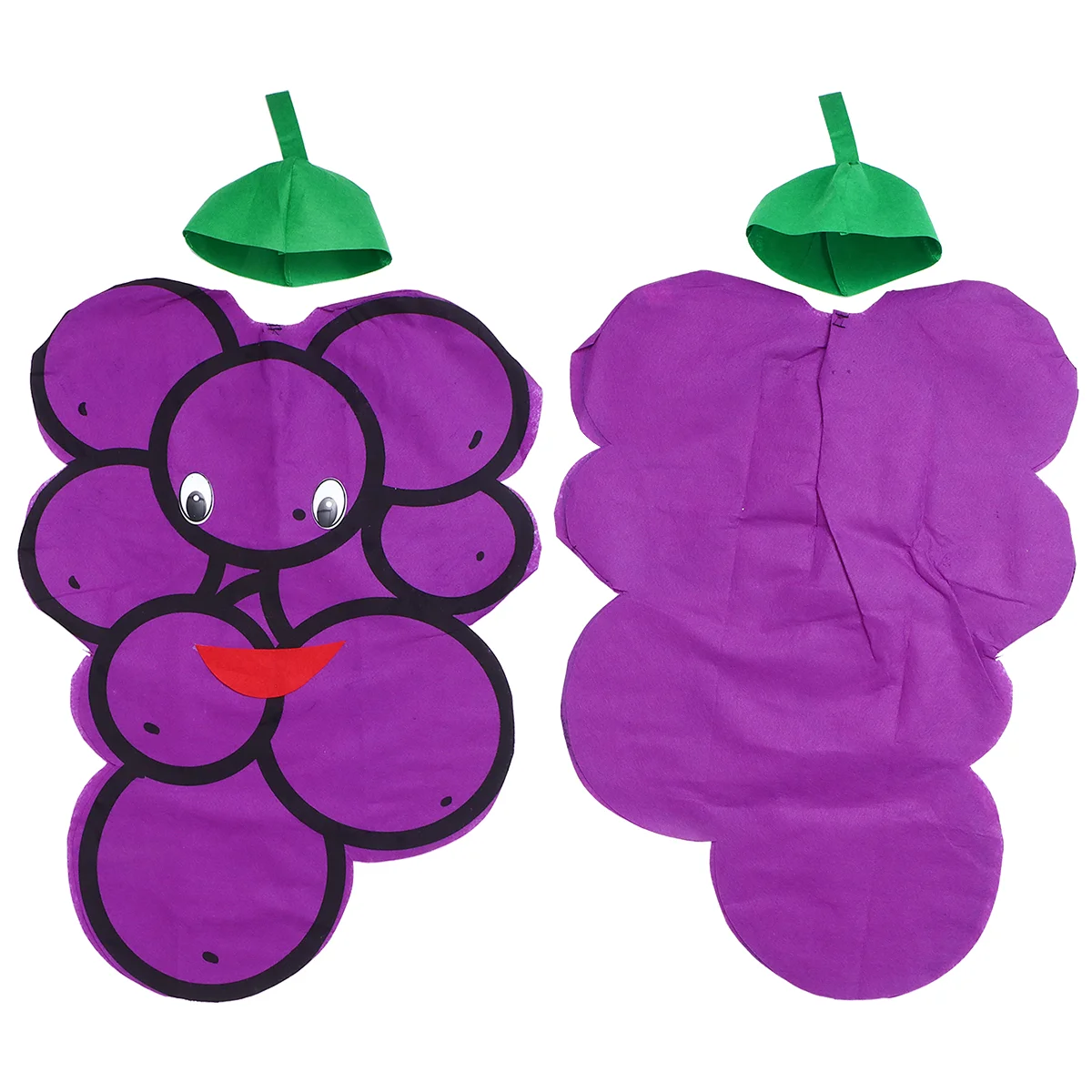 

1set Funny Fruit Costume Kids Novelty Costume Fruits Roleplay Clothing Kids Grapes Costume Fruits Cosplay Clothes