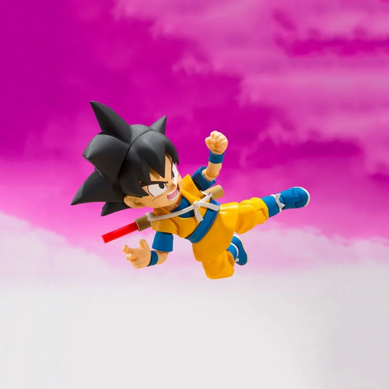 Bandai оригинальный аниме Dragon Ball Daima Son Goku Kakarotto S.H.Figuarts Mini 7 см Коллекционная модель