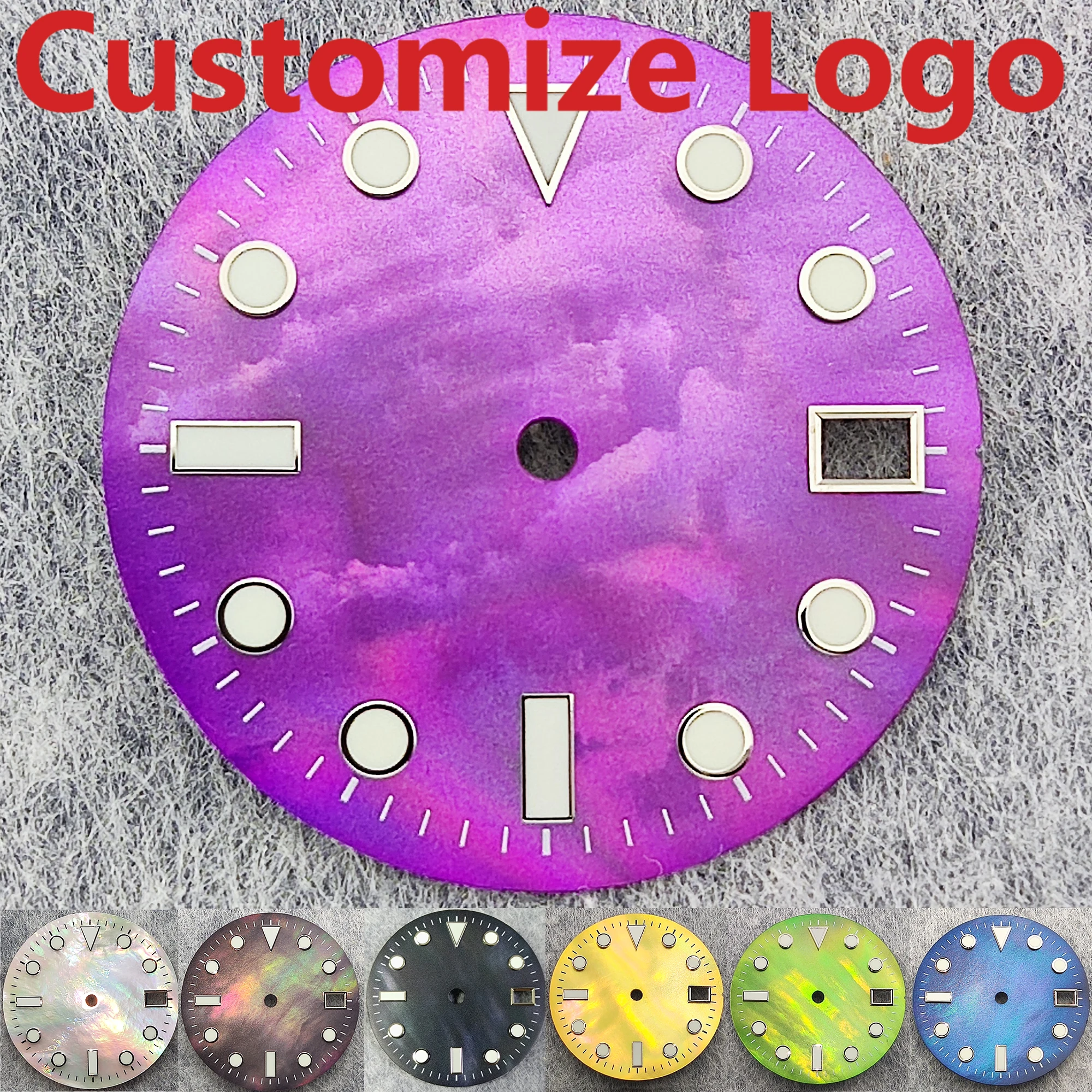 Циферблат с индивидуальным логотипом диаметром 29 мм совместимый механизмом NH35