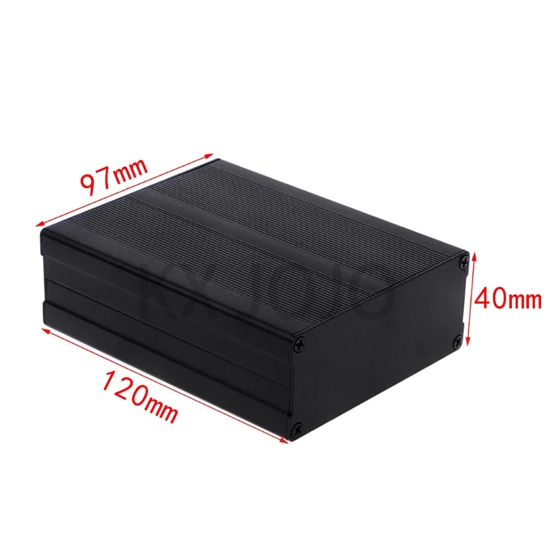 

Aluminum Enclosure 97*40*120mm Silver Waterproof Box Split Type Cooling Case Electronic Box DIY Power Housing Instrument