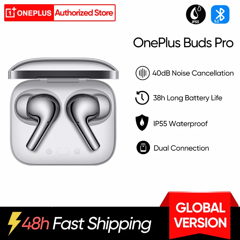 Беспроводные наушники OnePlus Buds Pro с функцией шумоподавления TWS Bluetooth для Oneplus 9 10 9R |