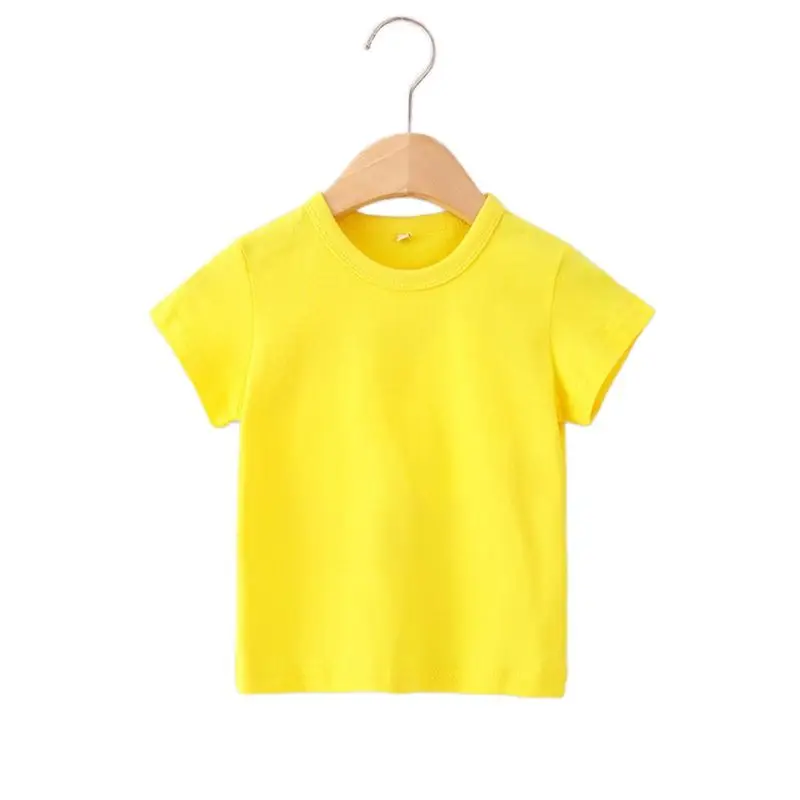 

Children's Multicolor T-Shirt 2023 New O-Neck Cotton Soft and Comfortable Short Sleeve
