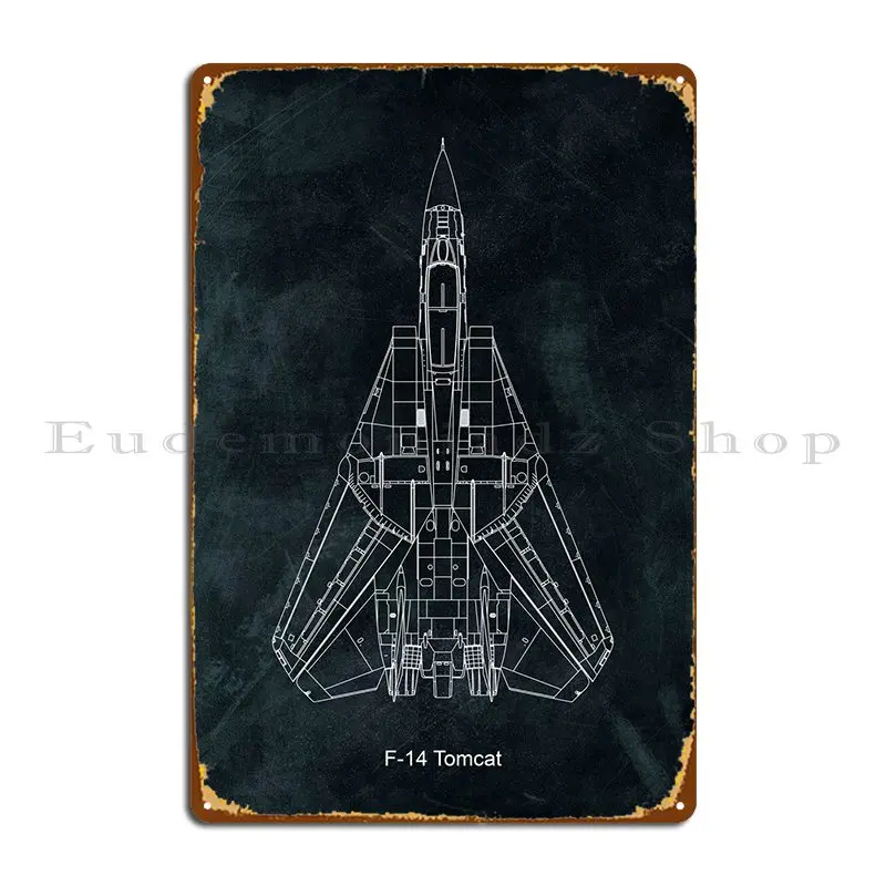 

Металлический знак F 14 Tomcat, винтажный Настенный декор, Забавный дизайн, оловянный знак, постер