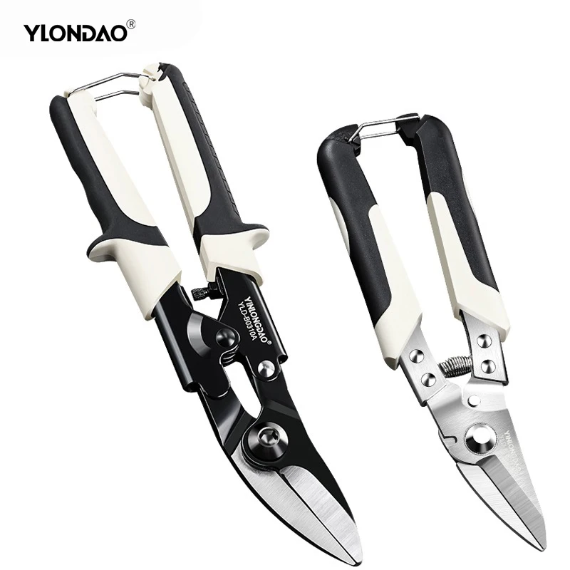 

Tin Sheet Metal Snip Aviation Scissor Iron plate Cut Shear Household Hand Tool Industrial Multifunctional Industry Work