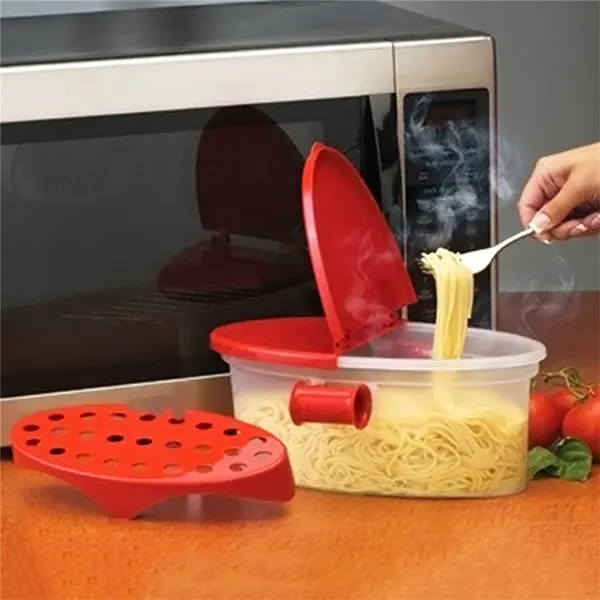 Perfect Pasta Cooker Heat Resistant PP Boat Microwave Steame