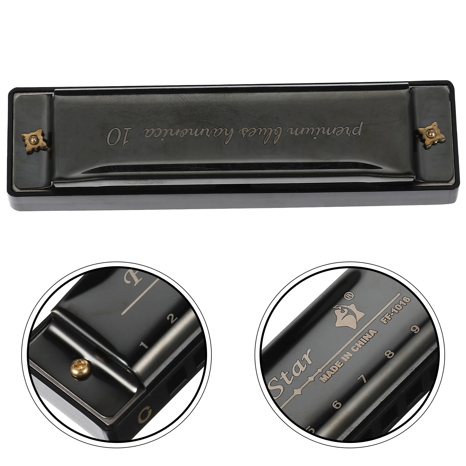

10 -holes Brain Harmonica Key Music Party Favor Puzzle Educational Pleasure Comfortable Ten
