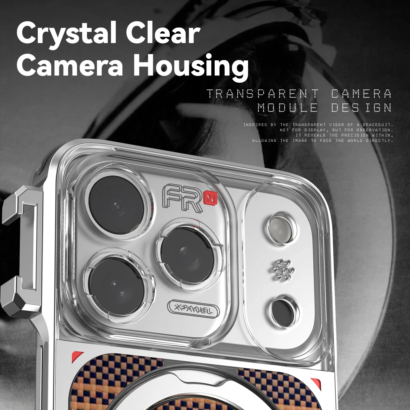 Фото Чехол Fotorgear T-Mount для iPhone 17 Pro и Pro Max, совместимый с фотоаксессуарами и фильтрами для объективов №2