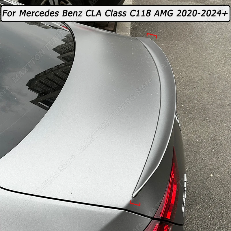 Автомобильный задний спойлер Крылья багажника для Mercedes Benz CLA Class C118 AMG 2020-2023 2024 +