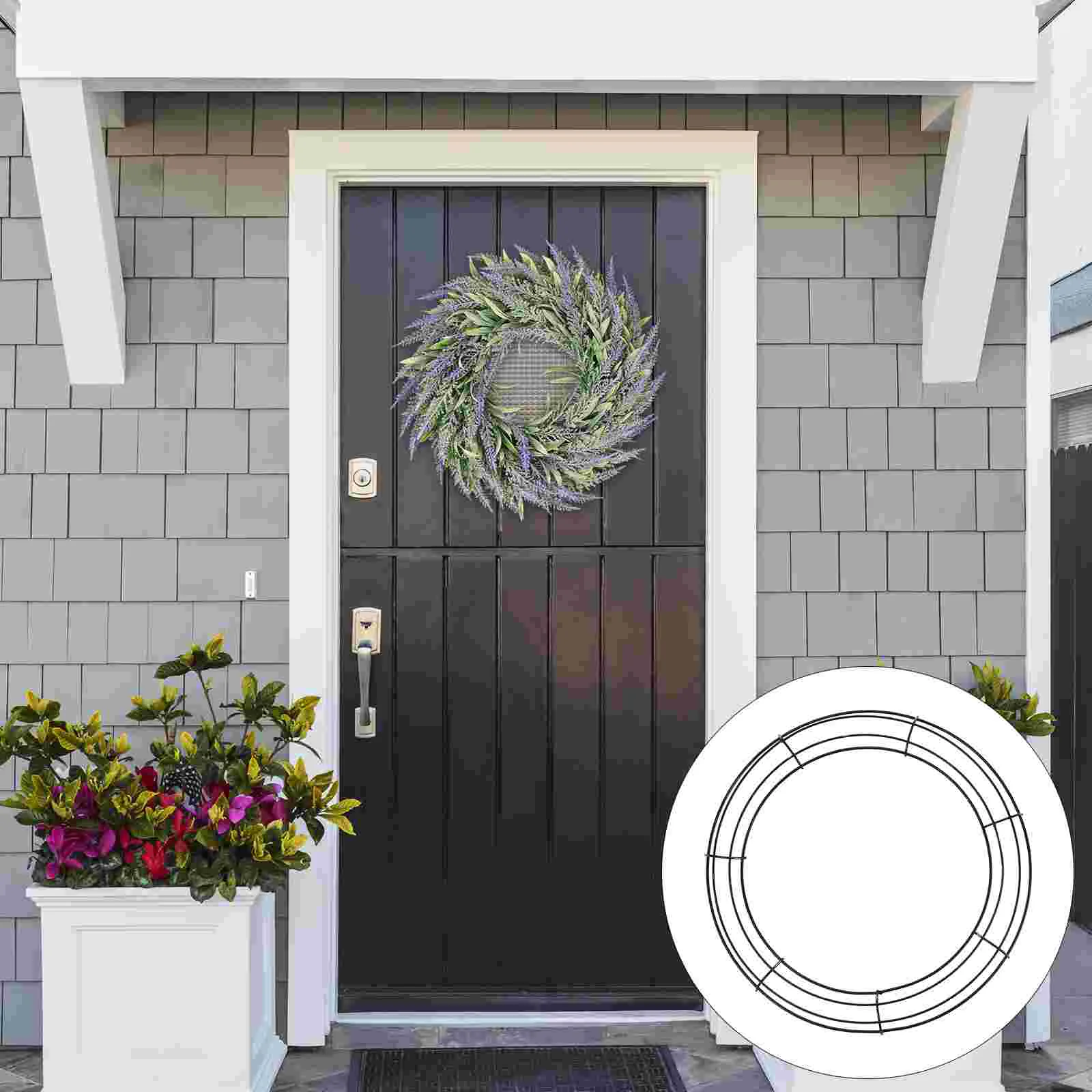 

Wreath Hoop Frame Metal Rings Christmas Ring Wire Frames Floral Makinground Iron Macrame Forms Crafts Circle Supplies Woodgold