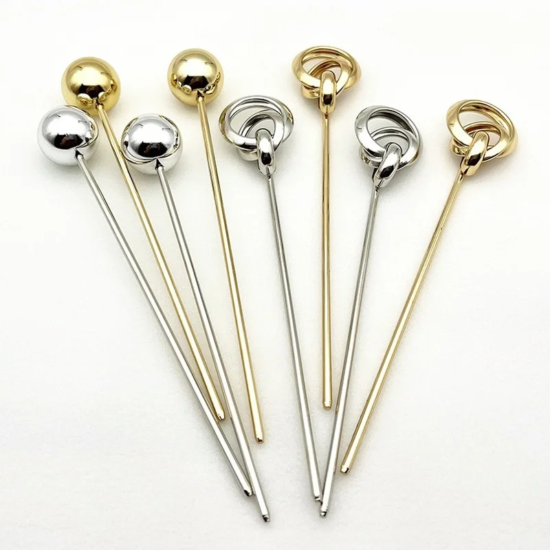 

Fashion Metal Geometric Hair Sticks For Women Rose Gold Sliver Hair Clip Pins Girls Hairpins Hair Bun Maker Headwear