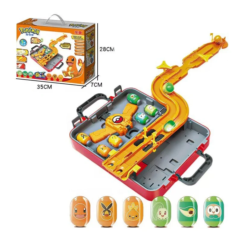 

Pokemon Fairy Treasure Dream Big Adventure Fun Beans Track Set Picchu Little Fire Dragon Toy Fun Beans Fight Children's Gifts
