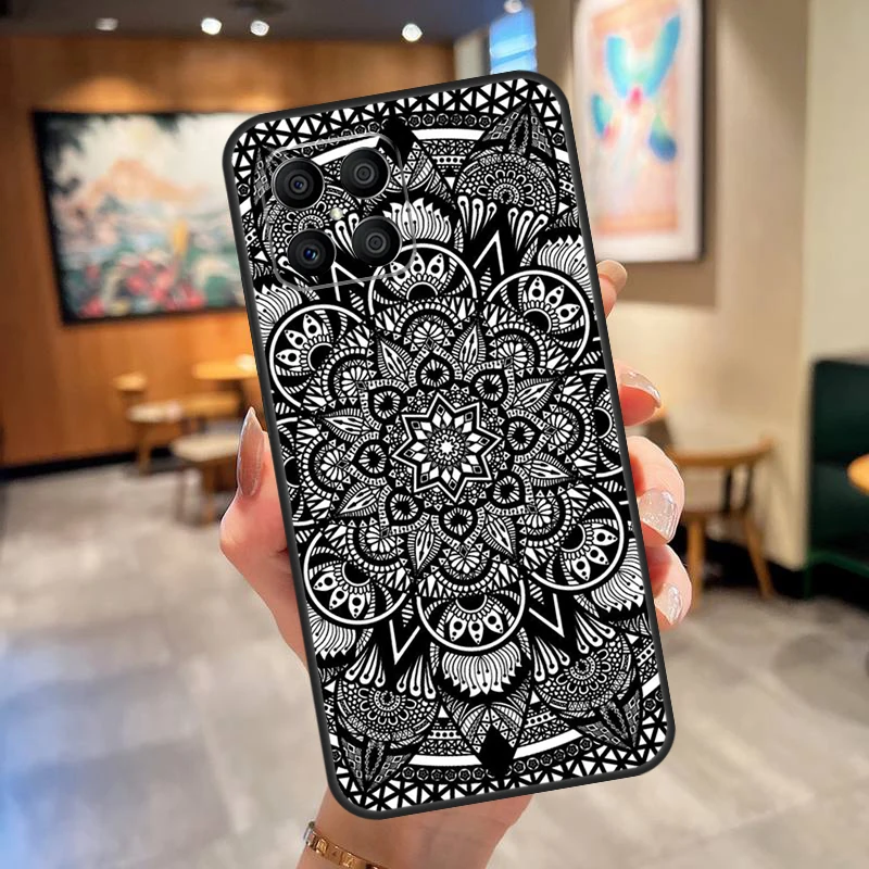 Чехол с цветочной мандалой для Huawei P30 Pro P50 P20 P40 Lite P Smart 2019 Nova 5T Honor 50 X7 X8 X9 |