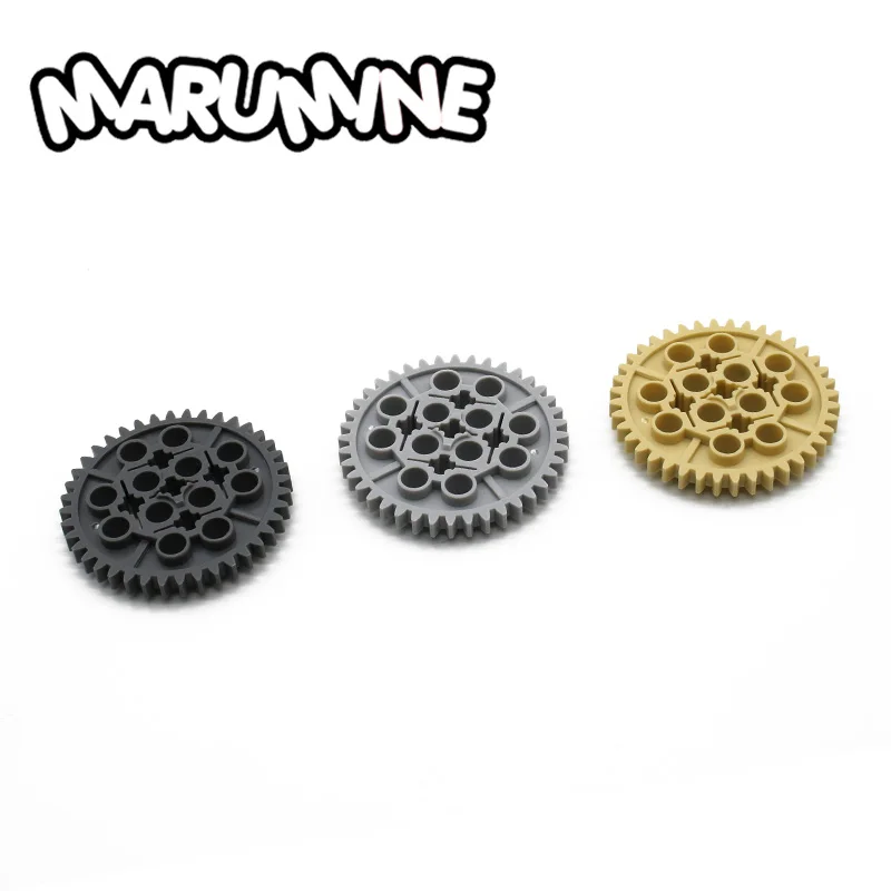 

MARUMINE 3649 40 Tooth Gear Wheel 10PCS Technology Build Block Construction Combination Mechanical Science MOC Mechanical Brick