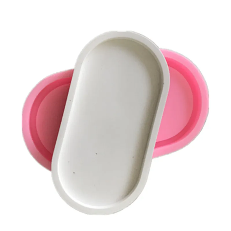 

Silicone Cake Baking Holder Tray Molds 3D Cement Plaster Resin Holder Mould Flower Pot Vase Cup Pad Mold