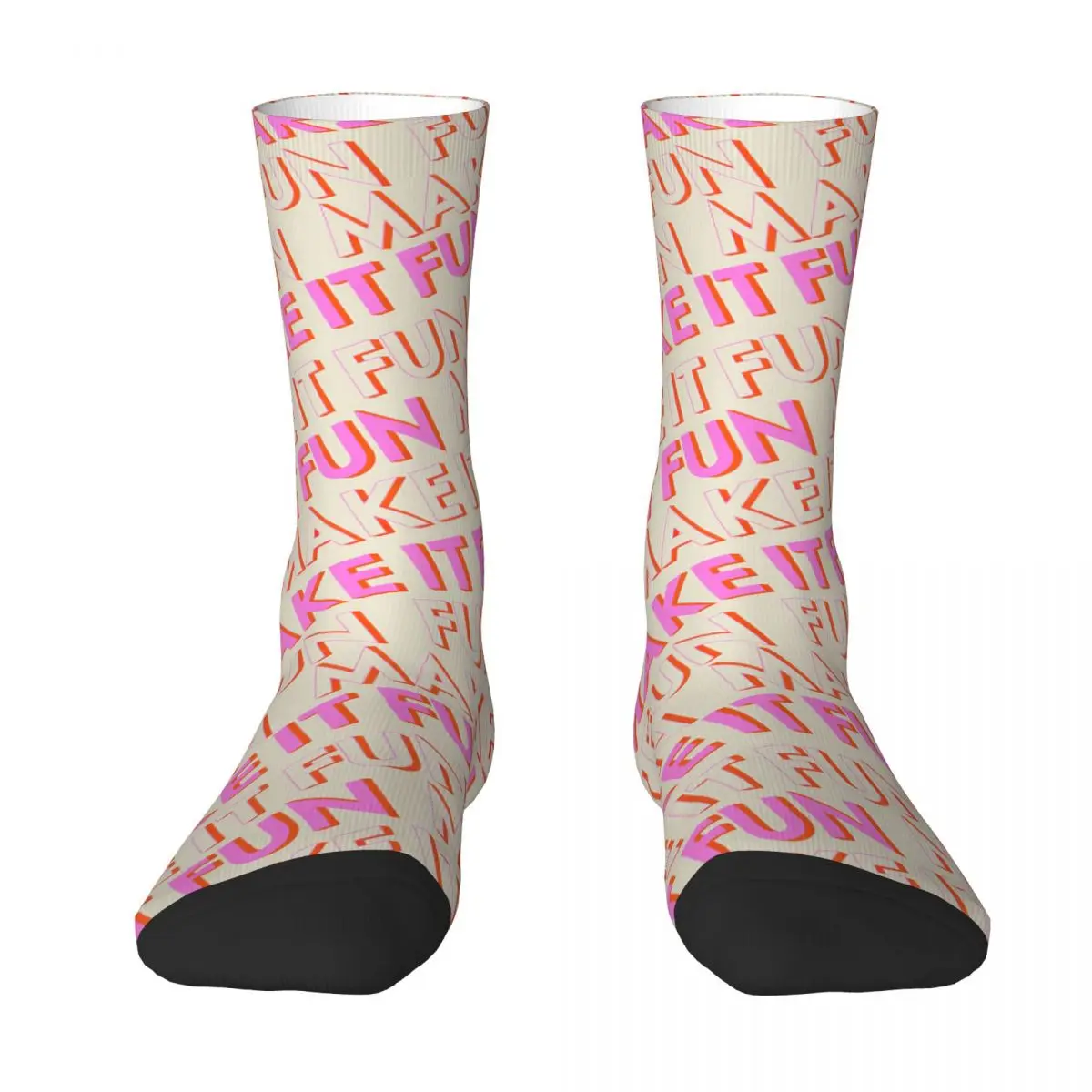 Make It Fun Seamless Pattern Adult Socks,Unisex socks,men Socks women Socks