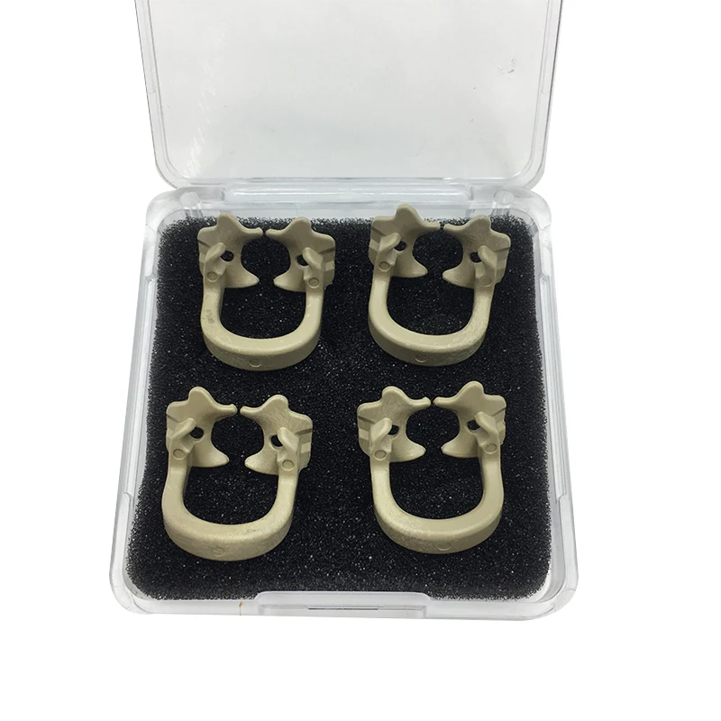 4 шт./партия резиновые зажимы для зубных протезов |