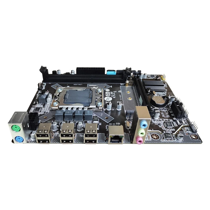 NEW-X79 набор материнской платы + E5 2420 CPU 4G DDR3 RAM SATA кабель RJ45 сетевой LGA1356 слот M.2 NVME