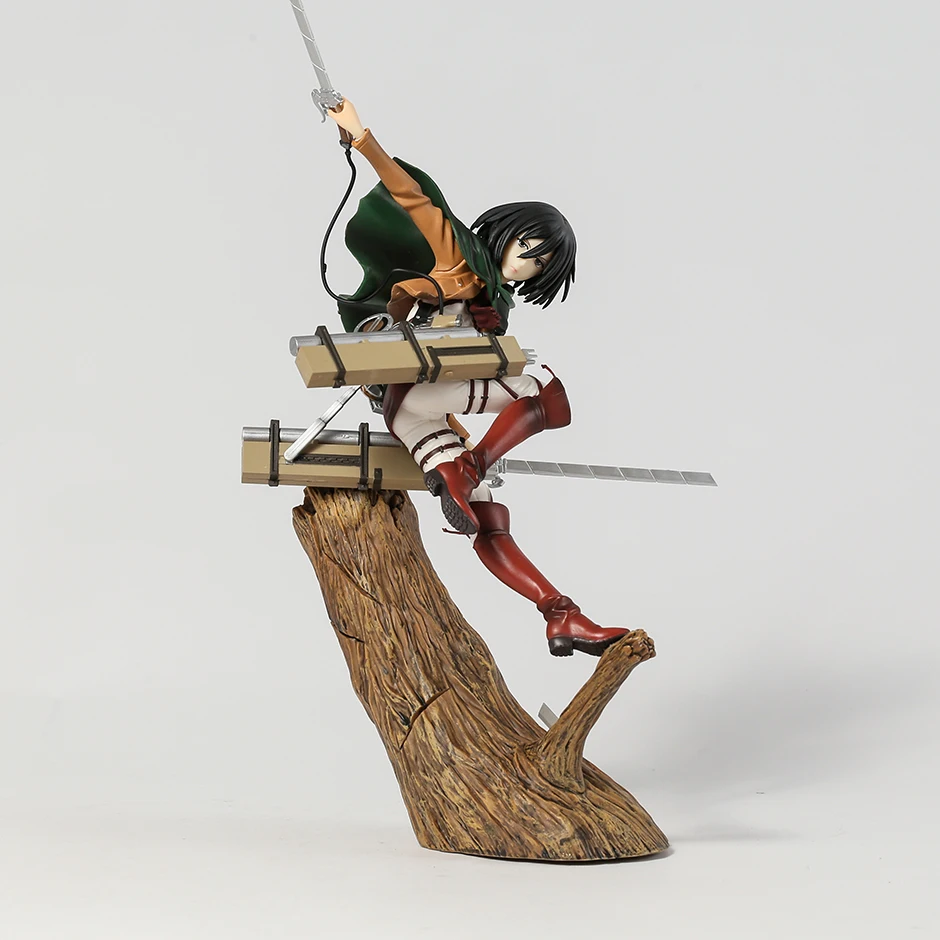 Attack on Titan Mikasa Levi Ackerman Renewal Package Ver. PVC Figure Anime Figurine Model Toy Statue Gift
