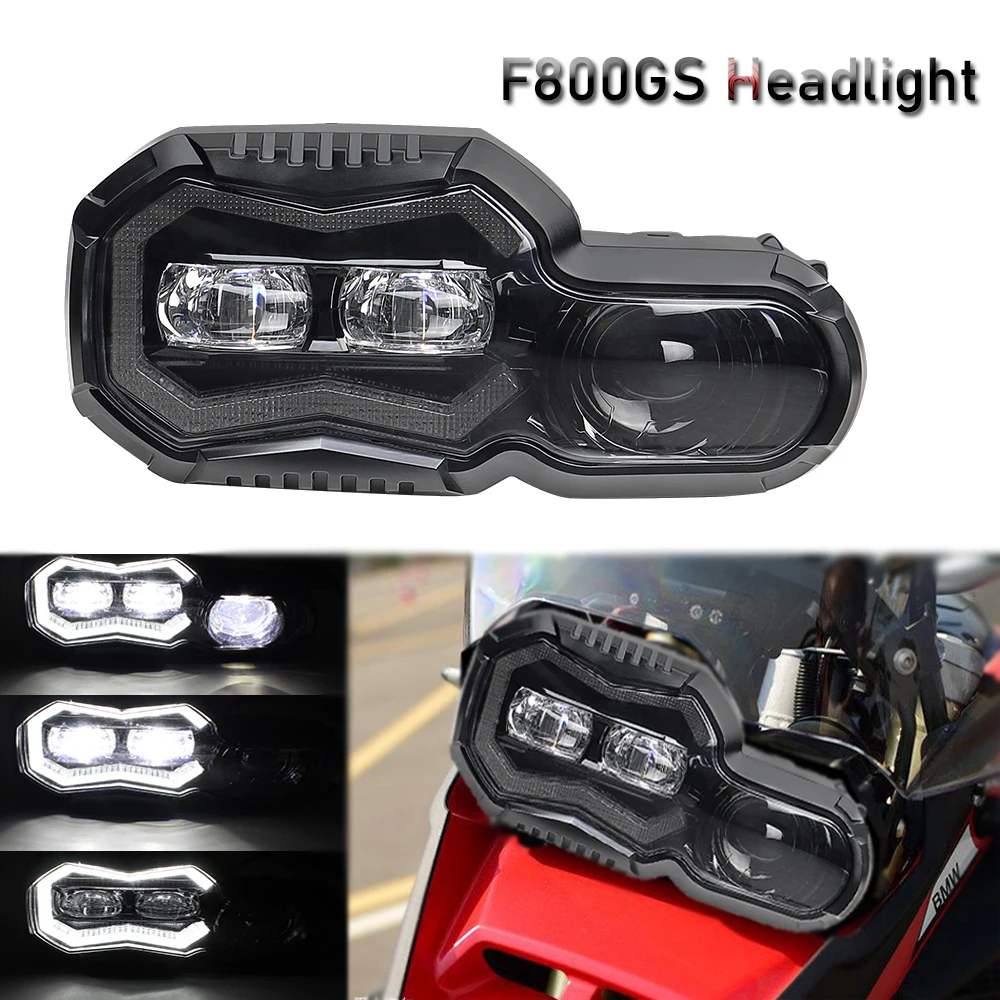 

Headlights For BMW F650GS F700GS F800GS ADV F800R Motorcycle Lights Complete LED Headlights Assembly