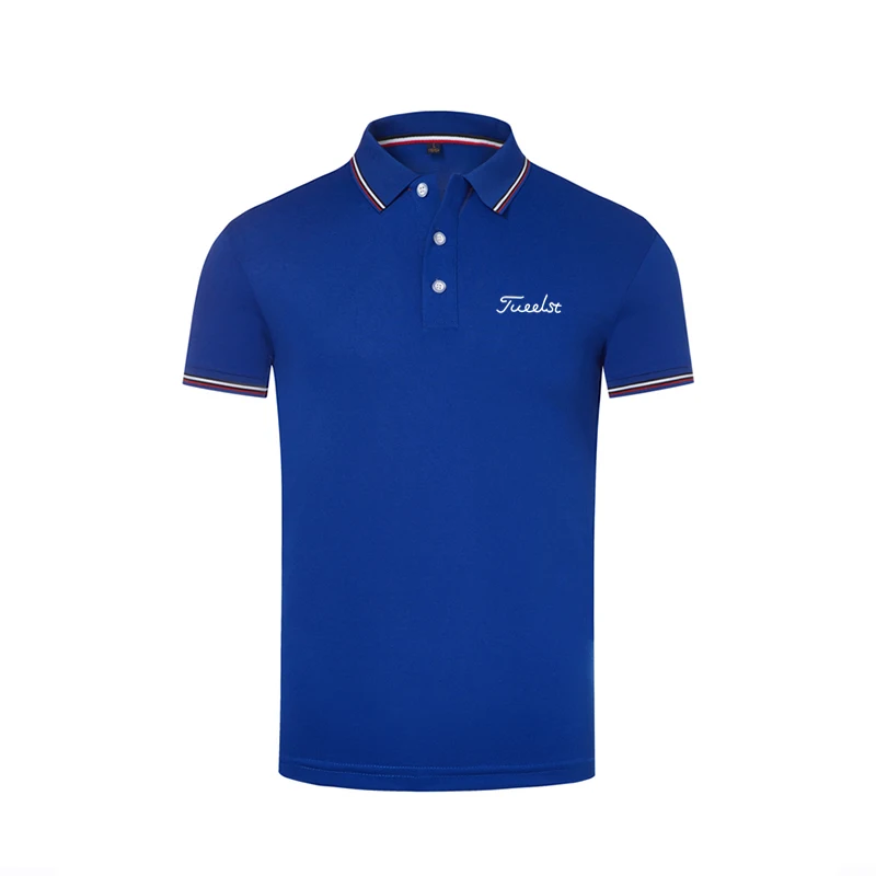 Golf Shirts for Men New Summer Quick-drying Polo Shirts Short Sleeve T-shirt Top Business Casual Men's Designer Golf Clothing
