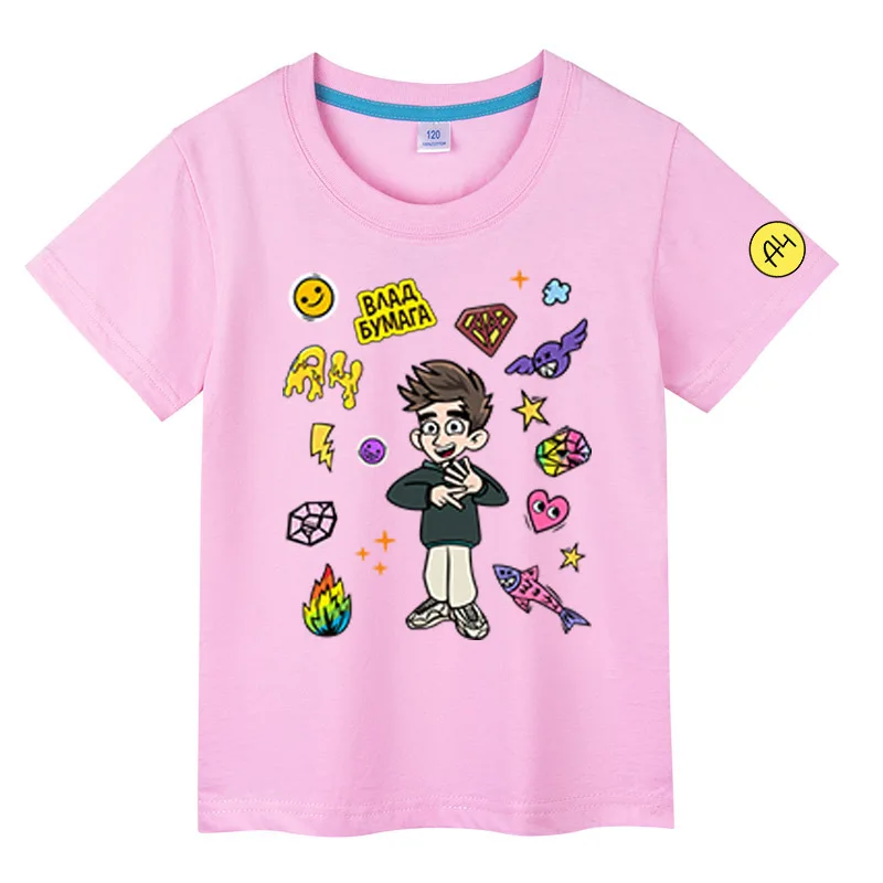 

Cartoon Cute Merch A4 T-Shirt high quality Summer Cotton Kids Clothes A4 Lamba printing Boy Girl Short Sleeve Shirts Tops