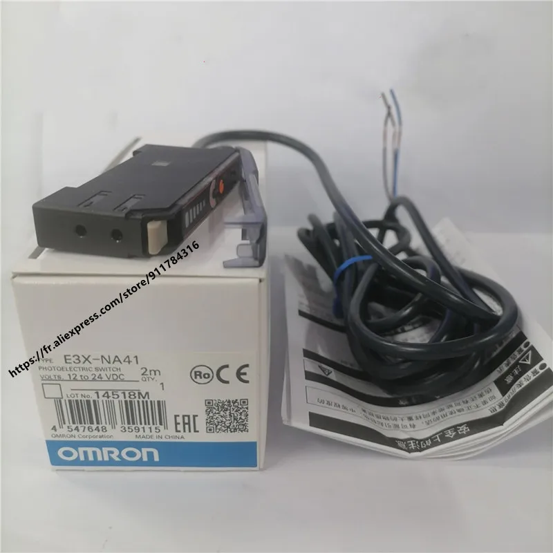 Новый фотоэлектрический датчик усилителя оптического волокна Omron E3X-NA41 PNP E3X-NA11 NPN